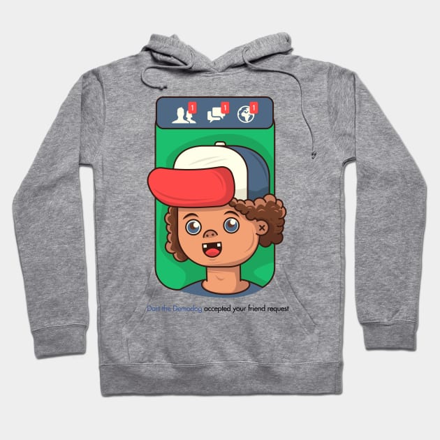 Dustin from Stranger Things has a New Friend! Hoodie by andrewcreative